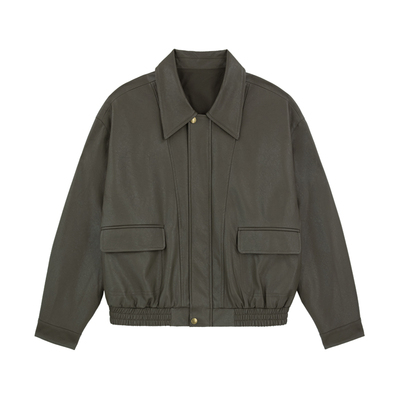 MISAZ街头复古小个子皮衣