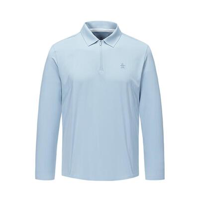 【动态剪裁】Munsingwear万星威高尔夫秋冬男士透气长袖款polo衫