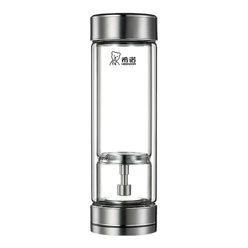 希诺茶水双层玻璃杯高档商用