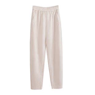 加绒秋冬季新款羊毛呢镰刀裤深圳南油高端货裤子香蕉裤女2025新款