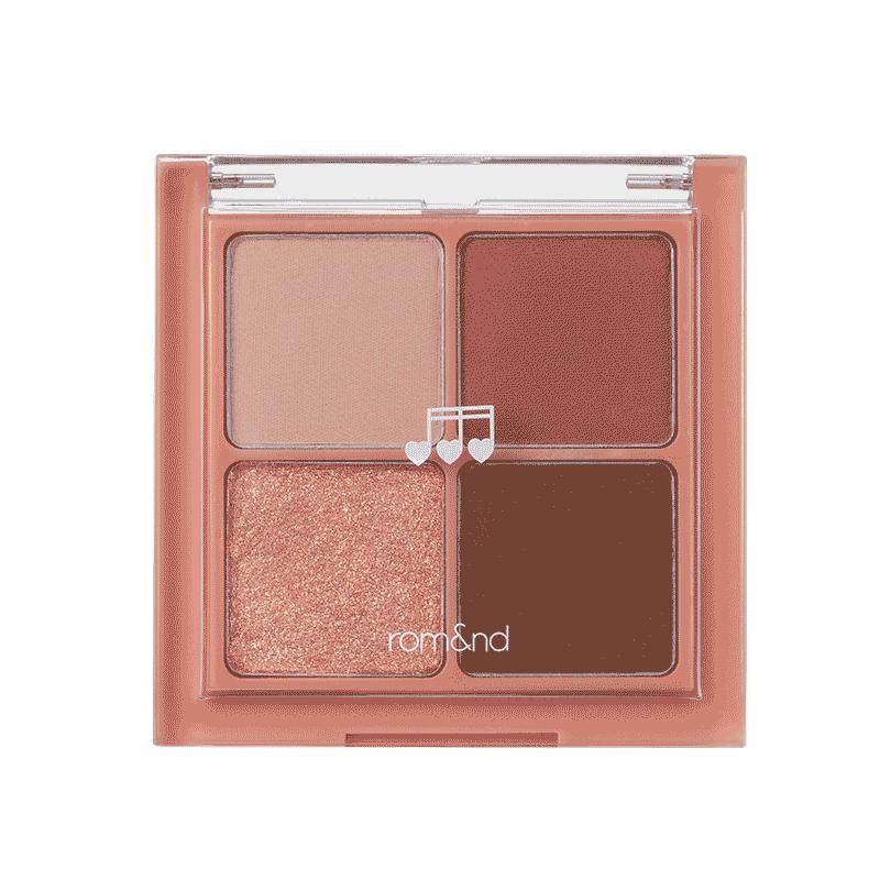 【官方正品】romand四色眼影盘哑光02水泥盘03大地色系纯欲风新款