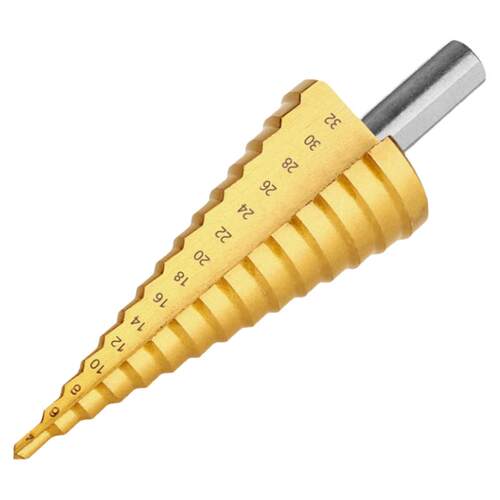阶梯宝塔钻头不锈钢金属锥形含钴螺旋开孔器打孔神器多功能钻头