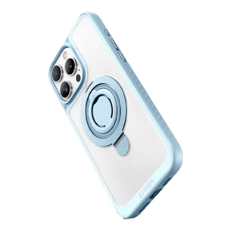 Anker安克iPhone系列磁吸肤感固定支架手机壳指环360°旋转苹果16promax/15pro手机套