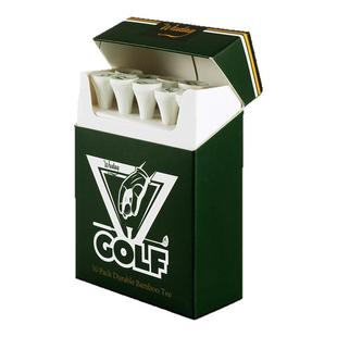 香烟盒高尔夫tee低碳环保竹钉子10支高尔夫球tee刻度球钉70mm梯子