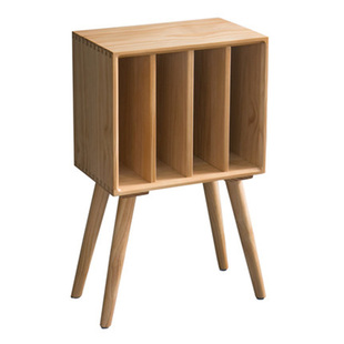 Gramovox格莱美黑胶唱片收纳架电唱机复古留声机底座柜床头杂志柜