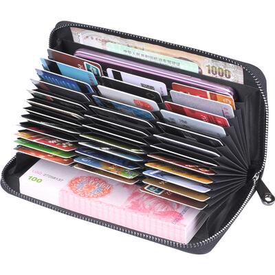 真皮卡包男女通用头层牛皮防盗刷