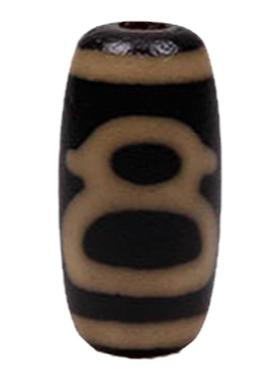 西藏财神天珠玛瑙配饰腰珠单颗圆珠天然手链项链吊坠顶珠隔珠文玩