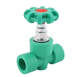 大流量精品款升降式PE管截止阀阀门ppr水管球阀绿色开关水管大孔