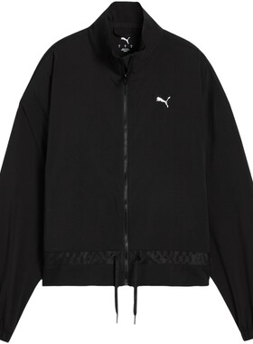 PUMA彪马女吸湿速干抽绳拉链外套