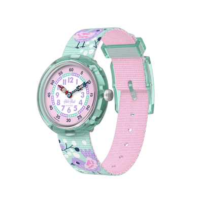 飞菲瑞士卡通动物儿童静音石英表