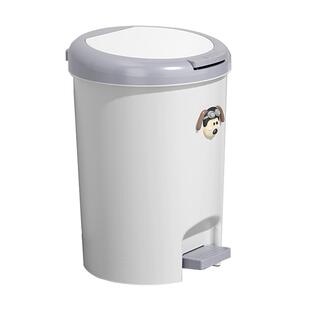 汉世刘家垃圾桶家用2025新款客厅卫生间厕所带盖大容量脚踩纸篓桶