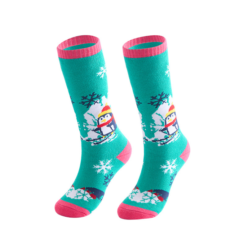 加厚保暖专业儿童滑雪袜