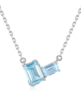 Fanci范琦山海之恋系列冰晶方糖项链轻奢小众送女朋友生日礼物