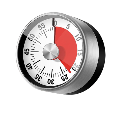 可视化计时器厨房机械定时学习儿童厨房提醒器磁吸式烹饪秒表闹钟