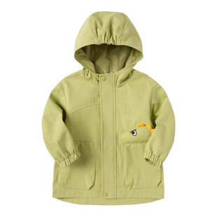 巴拉巴拉儿童加绒外套男童女童连帽上衣小童宝宝2026春装新款童装