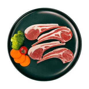 羊小柒宁夏滩羊肉生新鲜原切战斧法式羊排羊肉烧烤商用小羊排
