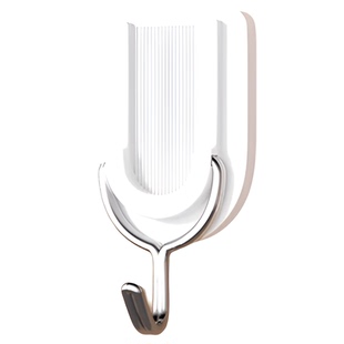 得力挂钩粘钩厨房墙壁上免打孔挂勾强力粘胶浴室门后壁挂承重钩子