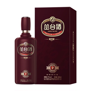 【旗舰店】丛台酒39度12年精英版480ml窖龄原浆浓香型白酒礼盒装