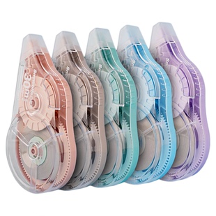 白雪312米修正带彩色涂改带实惠装大容量学生专用ins高颜值女生简约改错带学生文具修改带静音耐摔顺滑DM3001