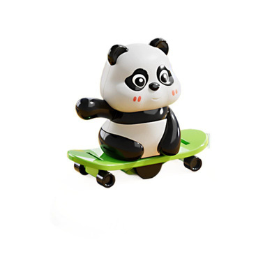 上链发条熊猫玩具儿童生日礼物