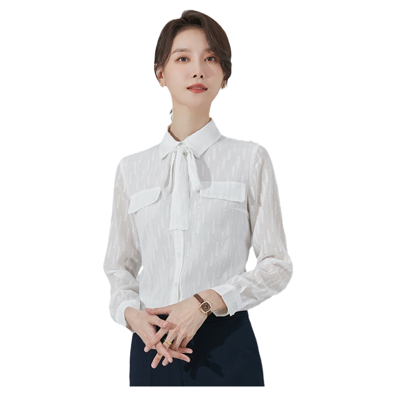 诗璐雅女士气质通勤职业百搭上衣