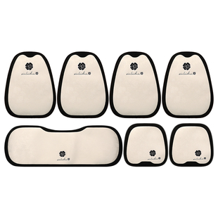 山茶花女神款汽车坐垫四季通用高级感网红轻奢国风座椅套半包座垫