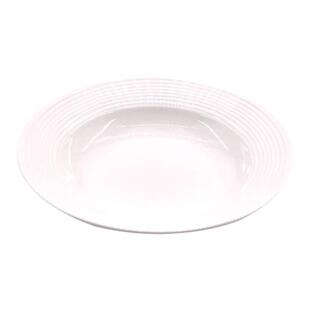 意面盘子家用白色陶瓷意大利面草帽碗儿童西餐汤盘酒店微波炉专用