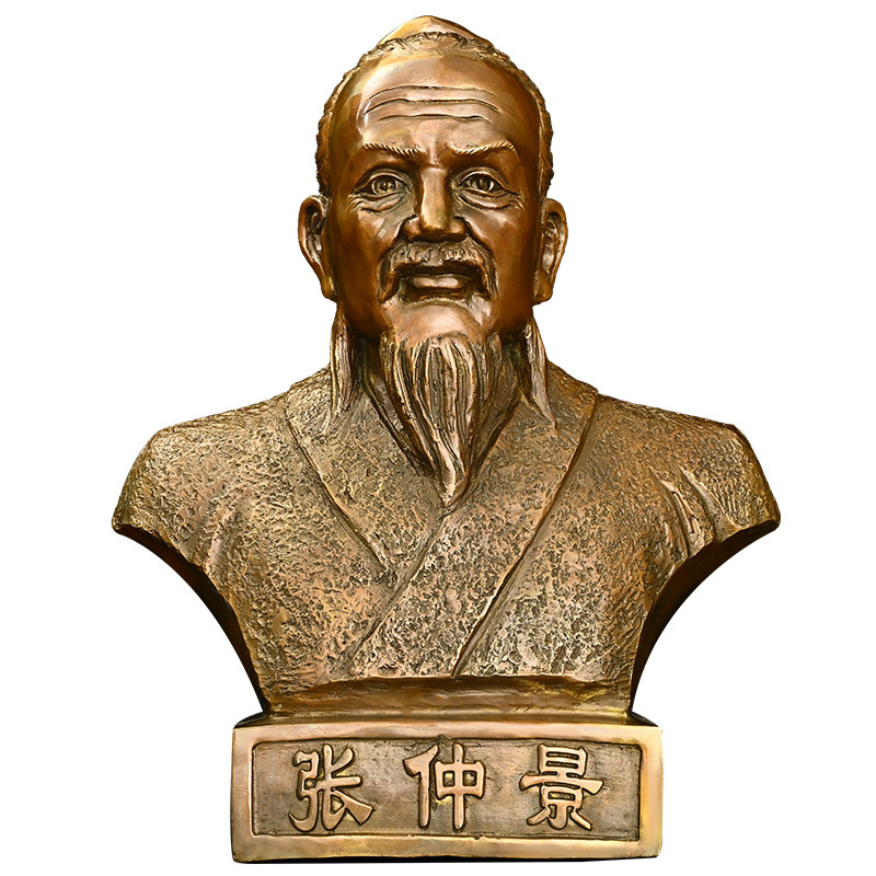 醉芒铜五大名医半身像张仲景药房