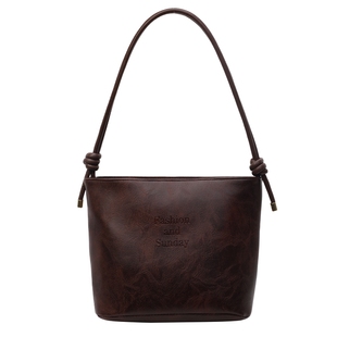 小众设计包包女2024新款秋冬单肩腋下包高级感百搭ins复古水桶包