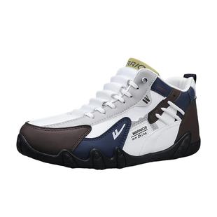 回力高帮男鞋冬季运动休闲潮牌复古开车软底阿甘板鞋加绒保暖棉鞋