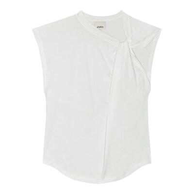 ISABEL MARANT NAYDA纯色简约T恤肩部设计女