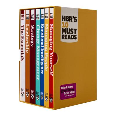 哈佛商业评论的10篇情商套装7册 英文原版 HBR's 10 Must Reads Boxed Set with Bonus Emotional Intelligence 7 Books 英语书籍