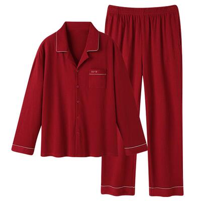 睡衣男士春秋款纯棉长袖家居服