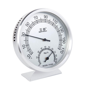 三印精准商用发酵温湿度表家用高温烘焙烤箱温度计工业金属湿度计