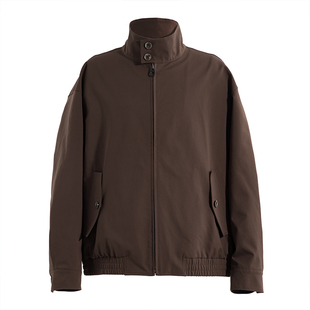 海上公路双面穿哈灵顿夹克男士25年秋季复古立领松弛休闲百搭外套