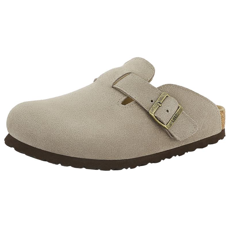 UBZ 防水勃肯鞋大码女鞋41到42码拖鞋外穿女2025新款包头博肯半拖