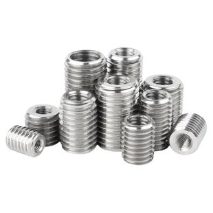 304不锈钢内外牙螺母转换变径牙套螺丝自攻螺纹护套M2M3M4M5-M16