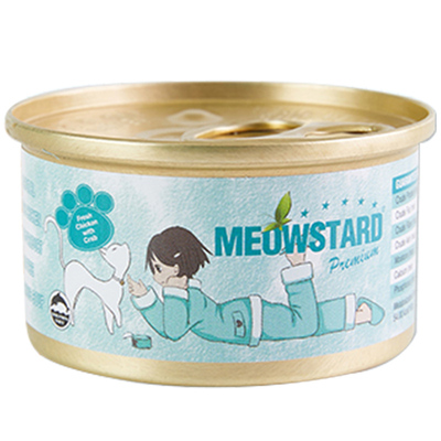 meowstard多种口味海虾80g猫罐头