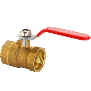 铜球阀4分6分1寸2寸开关空调铜阀门自来水球阀加厚黄铜内外丝水管