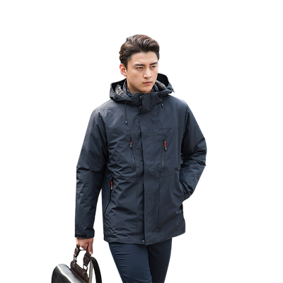 寒思冲锋衣可脱卸三合一羽绒服