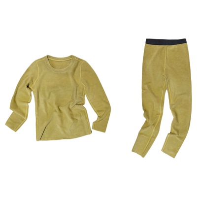 claragirls儿童暖姜家居服2025秋冬女童天丝保暖秋衣秋裤内衣套装