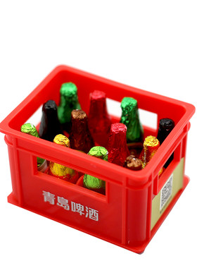 青岛啤酒博物馆酒筐巧克力牛奶巧克力可可脂 青岛啤酒官方文创