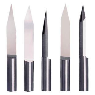 威特4mm平底尖刀cnc锥度尖刀雕刻刀木工雕刻刀数控雕刻机刀头盒装