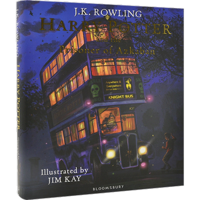 现货 哈利波特与阿兹卡班的囚徒 精装 大开本 彩绘插画版第三部 英文原版 Harry Potter and the Prisoner of Azkaban3【中图原版