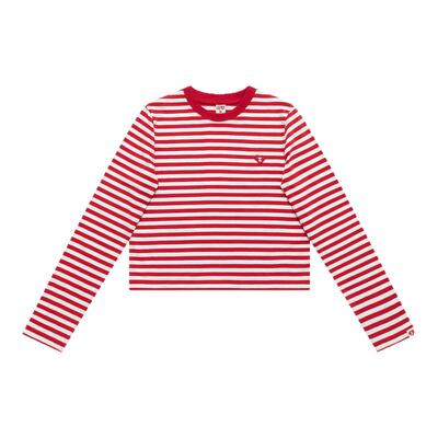 BAPE SS26 APEE by A BATHING APE条纹T恤女百搭圆领休闲长袖上衣