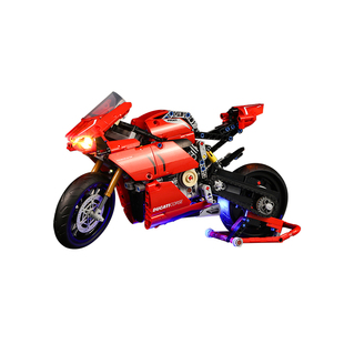 BrickBling 适用乐高42107杜卡迪摩托车模型积木机械组灯饰灯光