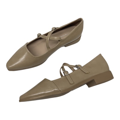 豹纹晚晚风温柔鞋粗跟单鞋女