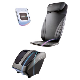 OSIM傲胜 隐形按摩椅家用多功能腿部足疗机颈椎腰背部腰部按摩垫