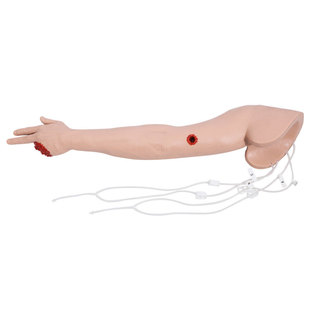 止血手臂训练模型 医学生静脉穿刺模拟道具 带出血回吸功能 护理技能培训教学模具