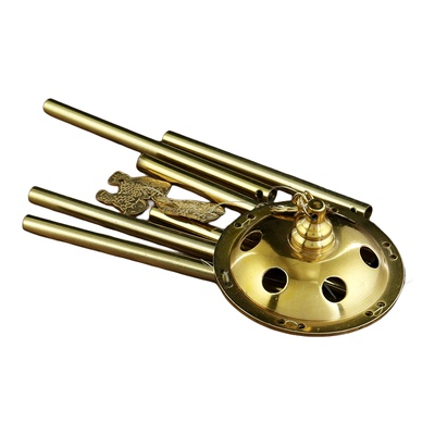 纯黄铜管风铃音清脆好运纳福驱弊